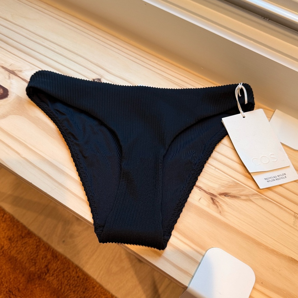 COS black bikini bottom new